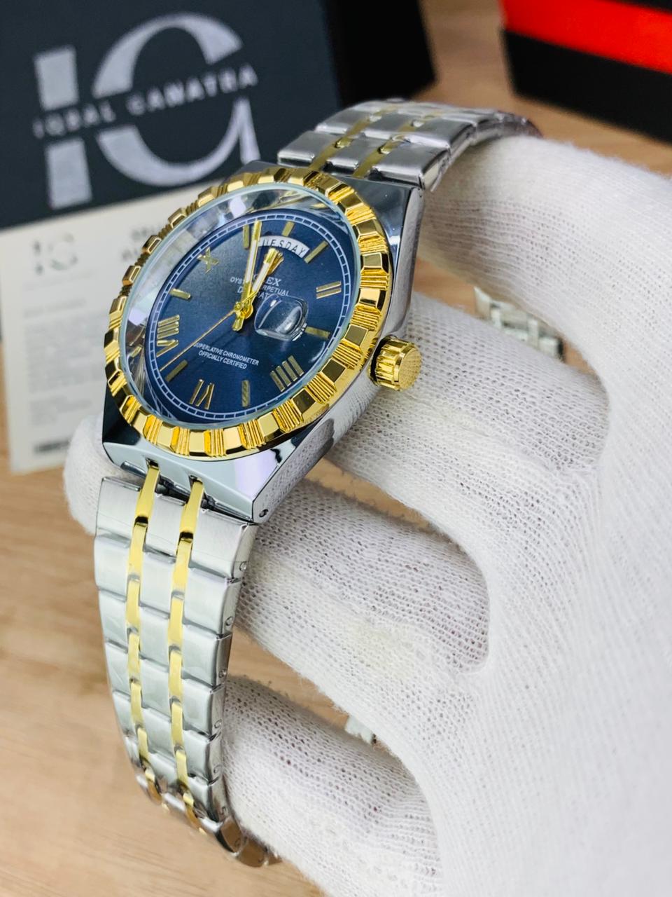Day&Date Roman Edition | Two Tone Blue