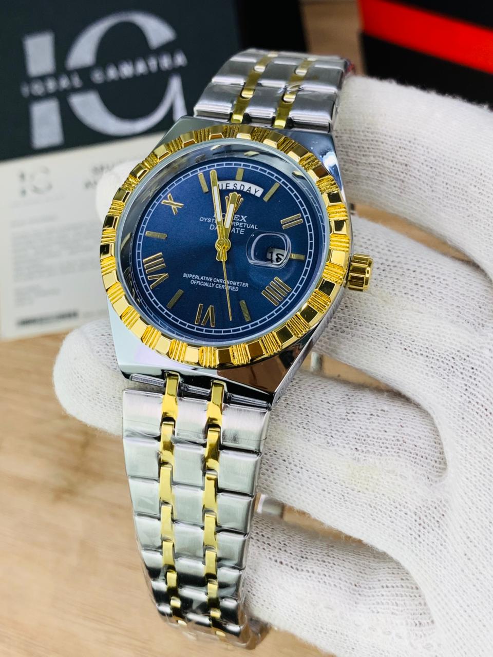 Day&Date Roman Edition | Two Tone Blue