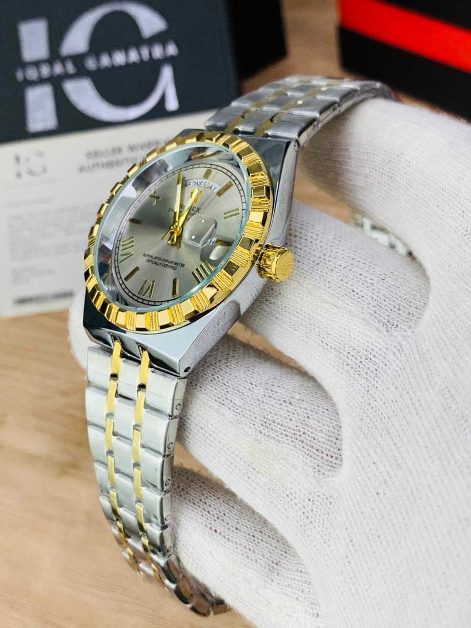 Day&Date Roman Edition | Two Tone Grey