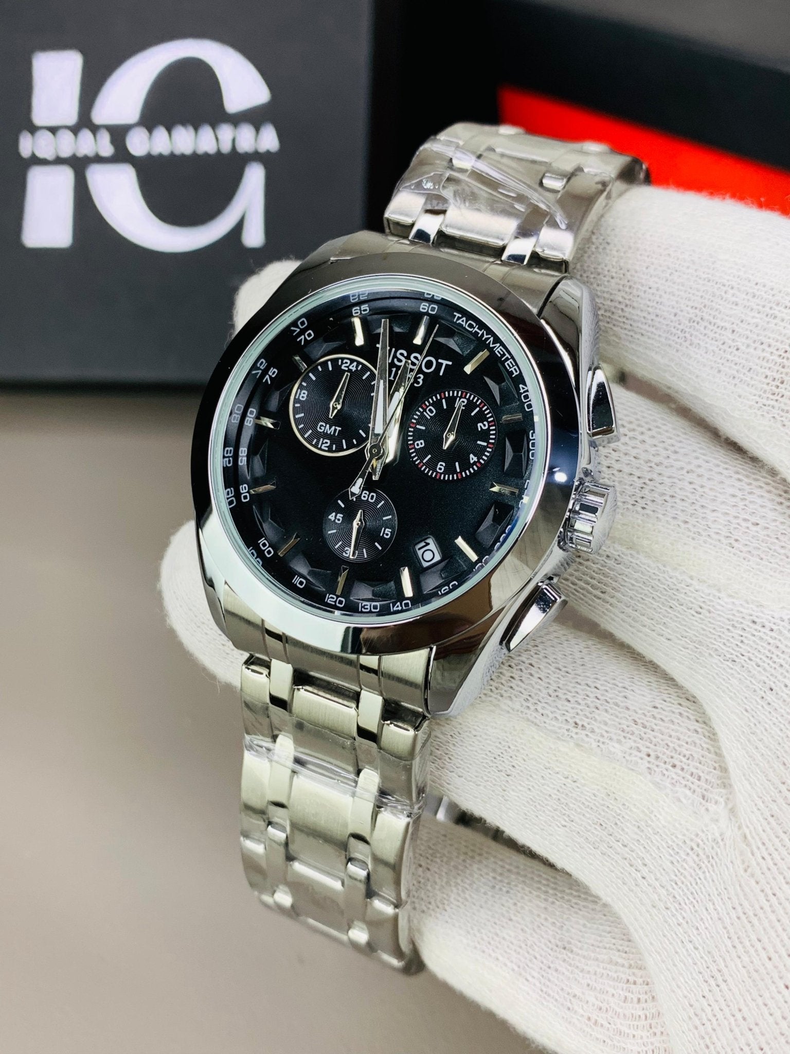 Demanding Chrono |Silver Black