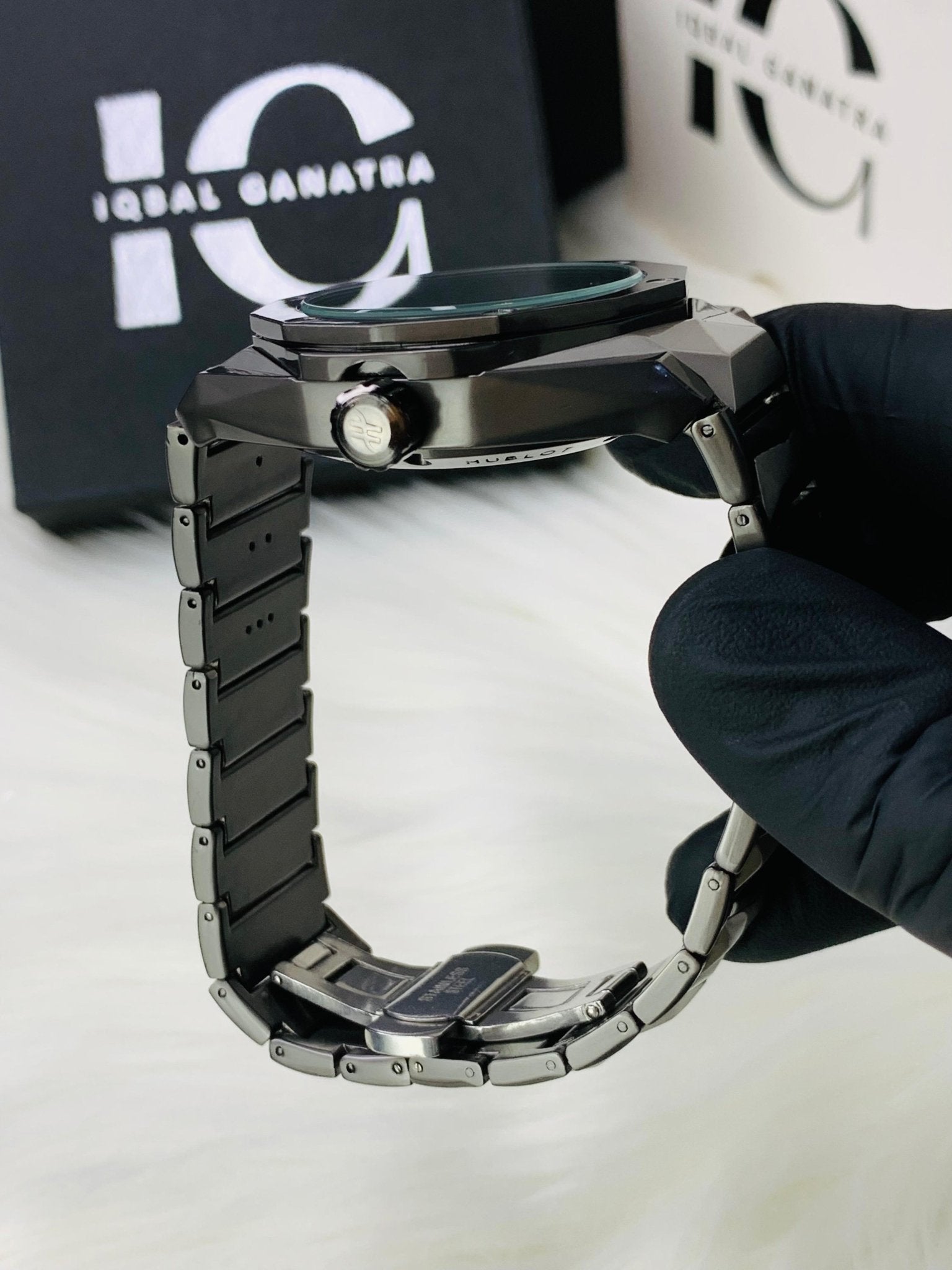 Diamond Cut | Date Adjustment | Two Tone Black