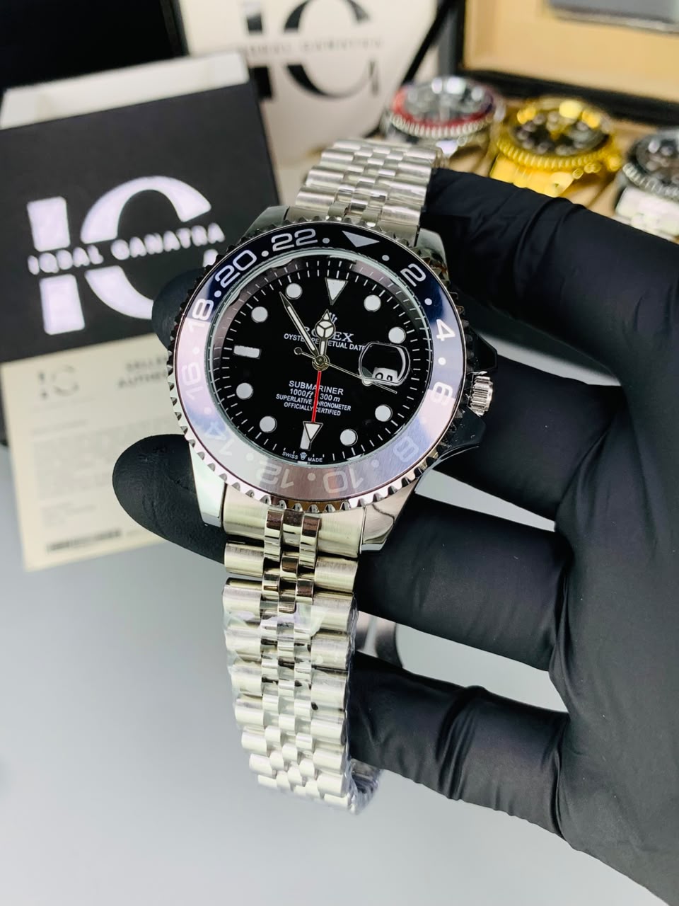 GMT Semi Auto Movement Jubilee Chain | Date Working | Bruce Wayne