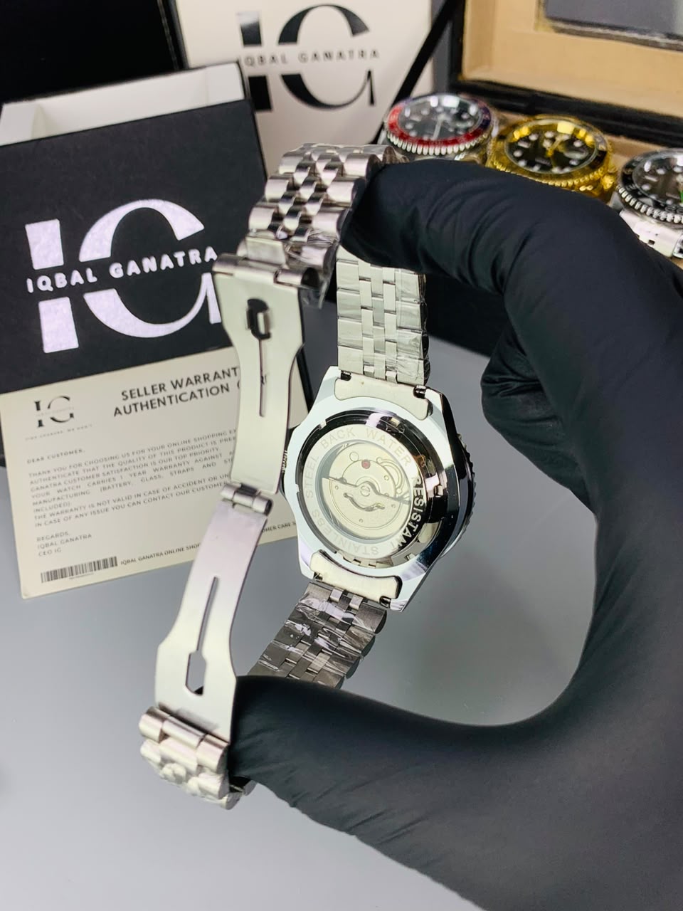 GMT Semi Auto Movement Jubilee Chain | Date Working | Bruce Wayne