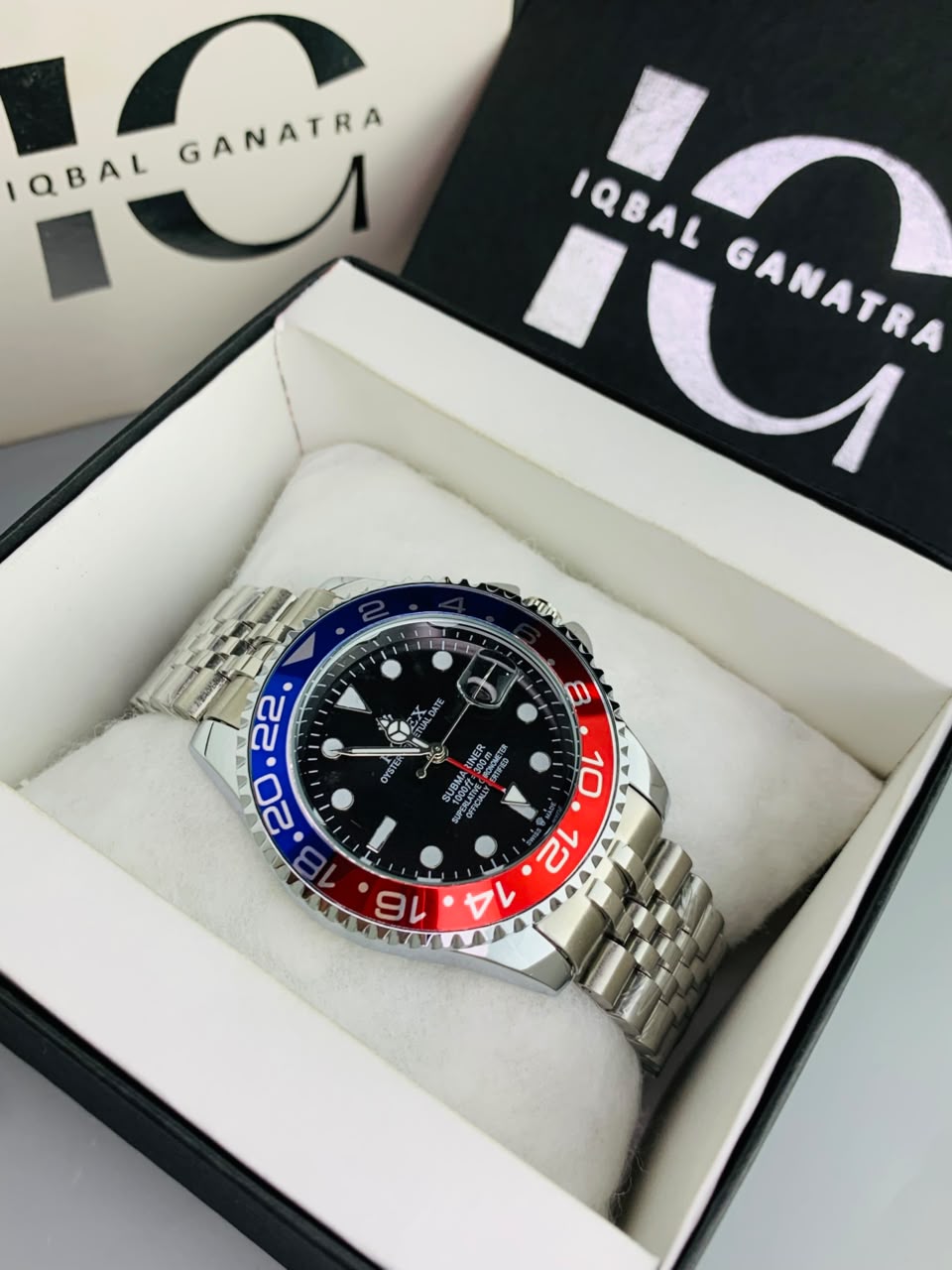 GMT Semi Auto Movement Jubilee Chain | Date Working | Pepsi