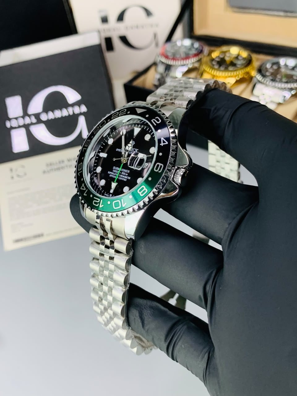 GMT Semi Auto Movement Jubilee Chain | Date Working | Sprite
