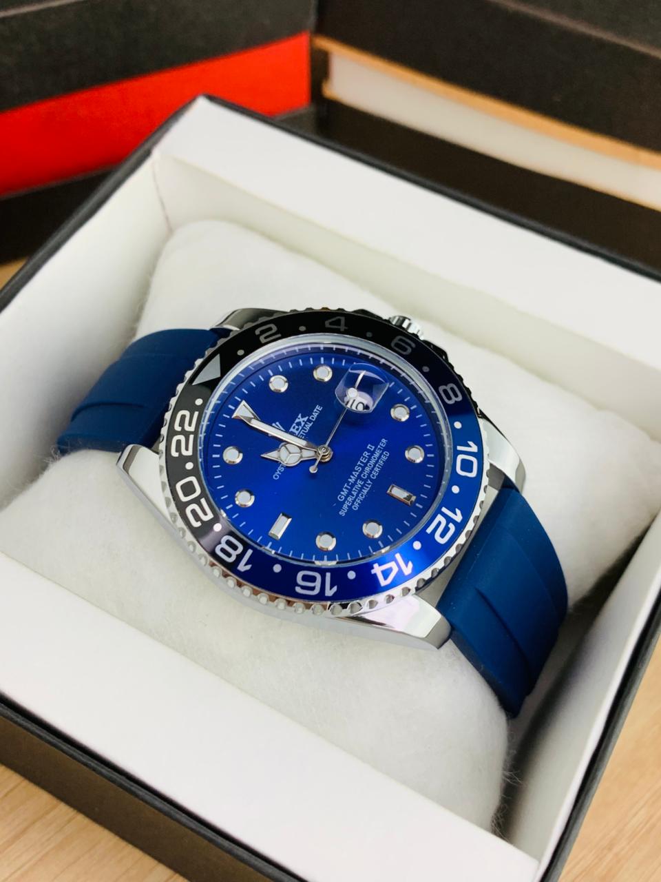 GMT Strap With Date (Blue Lagoon)