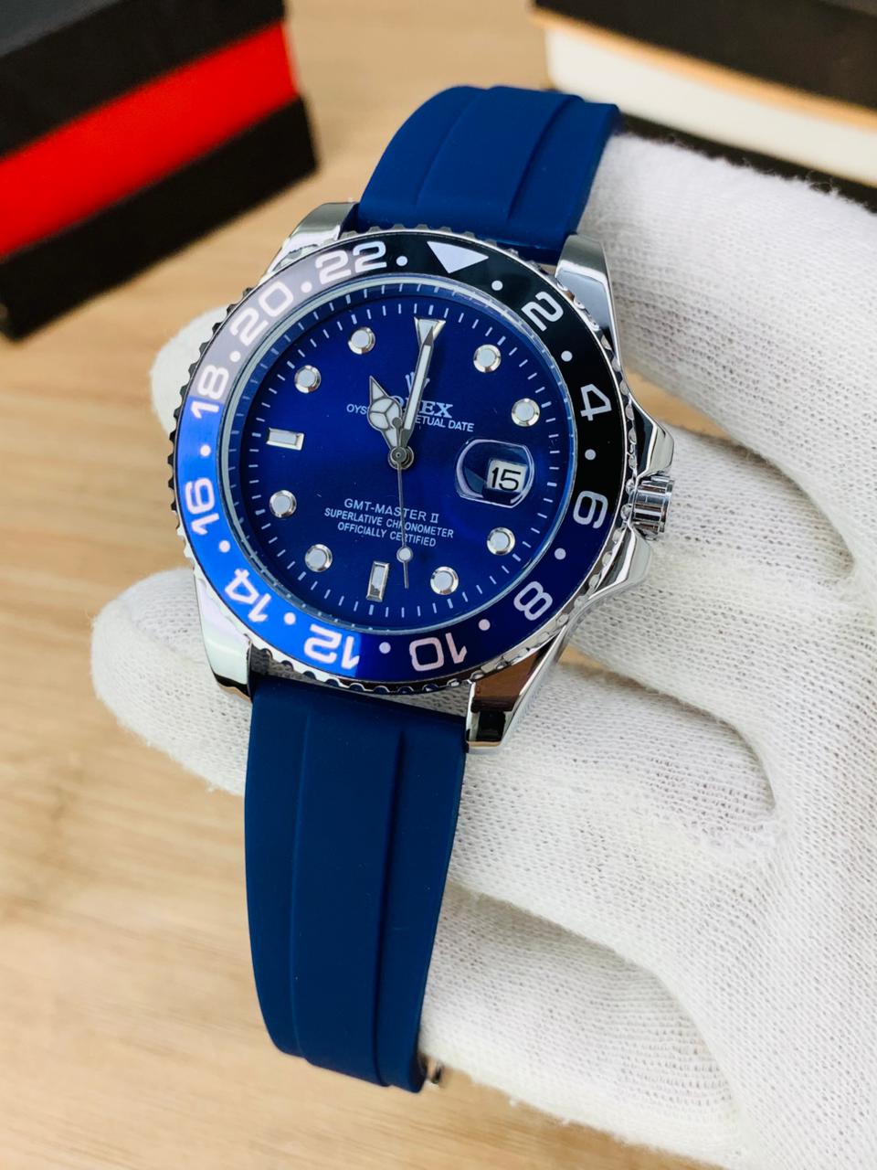 GMT Strap With Date (Blue Lagoon)