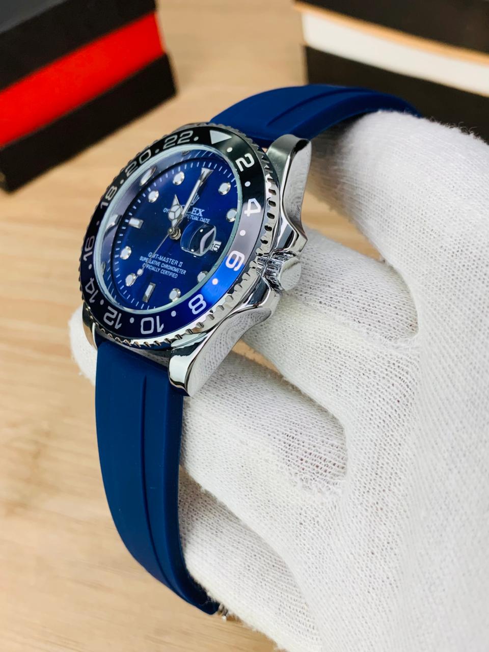 GMT Strap With Date (Blue Lagoon)