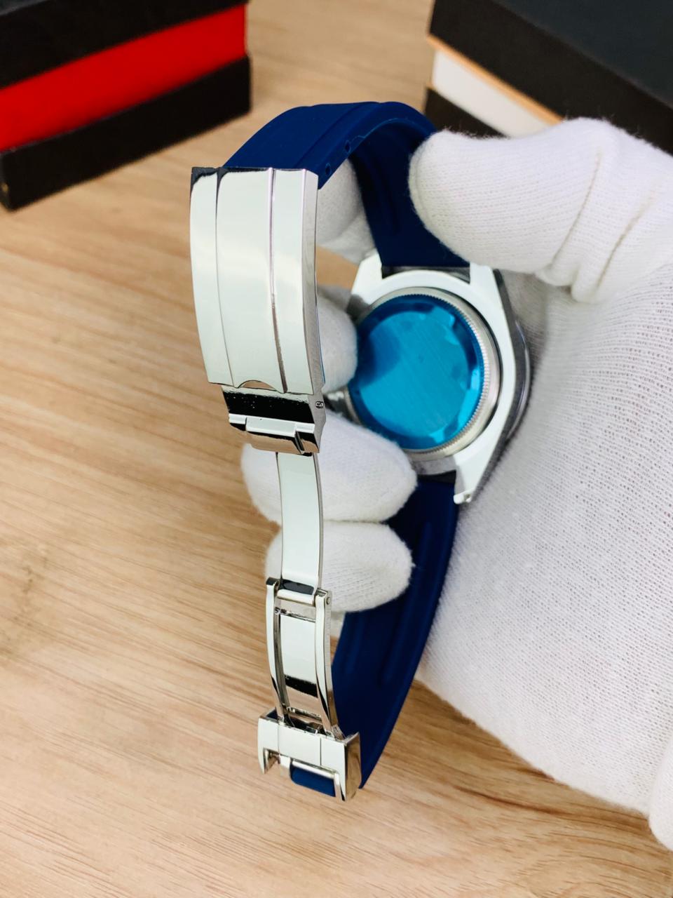 GMT Strap With Date (Blue Lagoon)