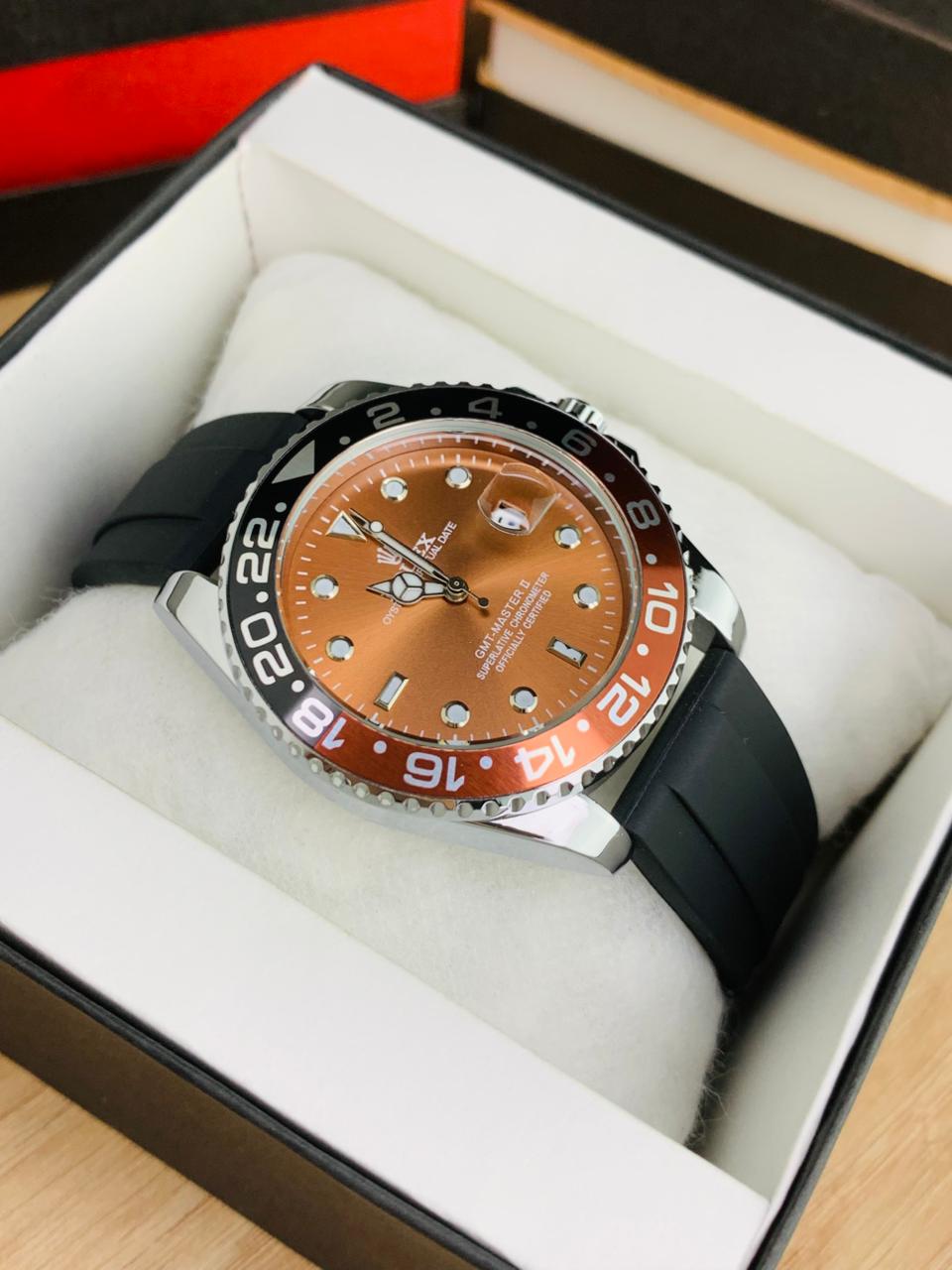 GMT Strap With Date (Root Beer)