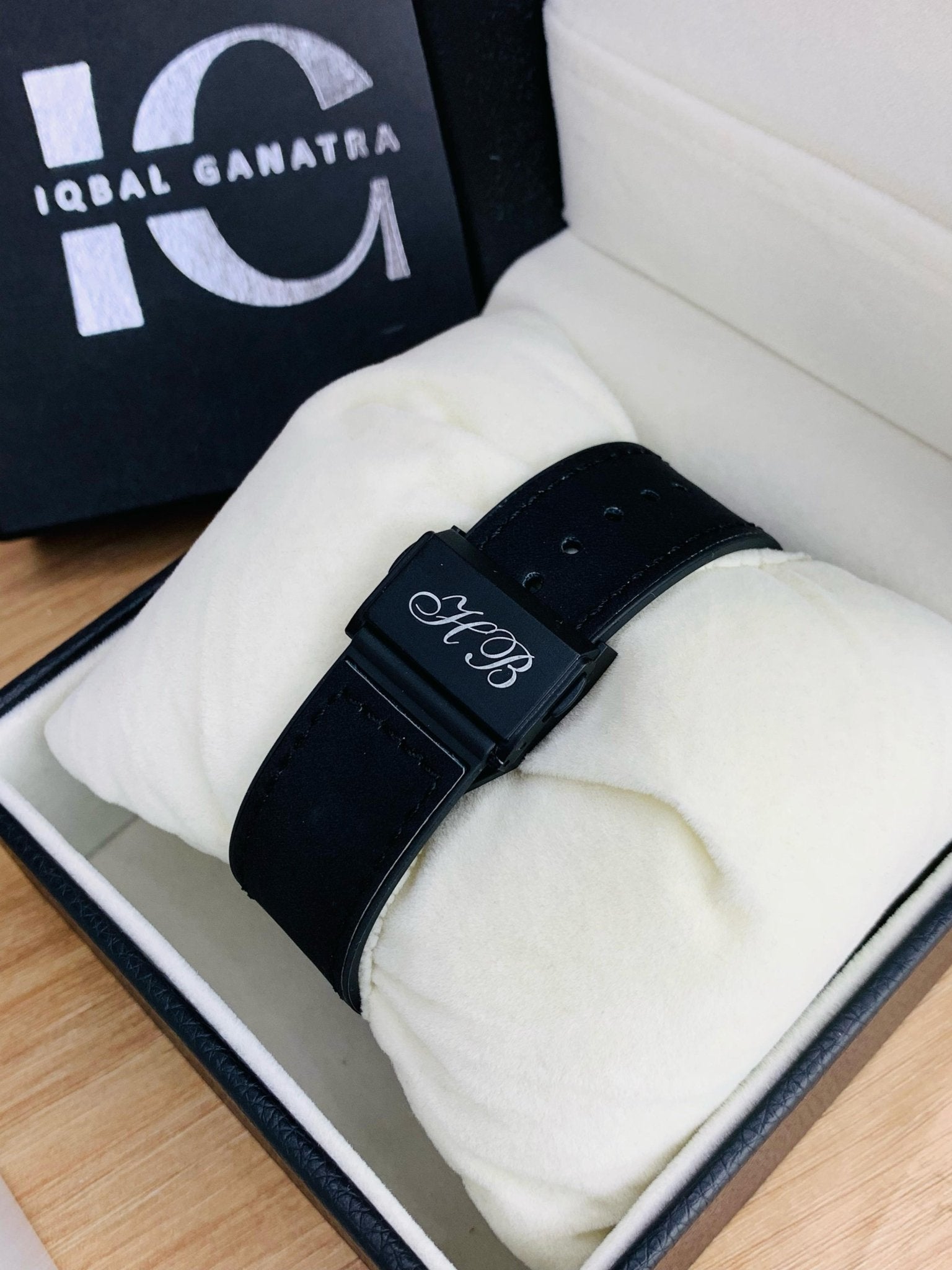 HB Branded Model (Black Strap Silver Case Inner Black)