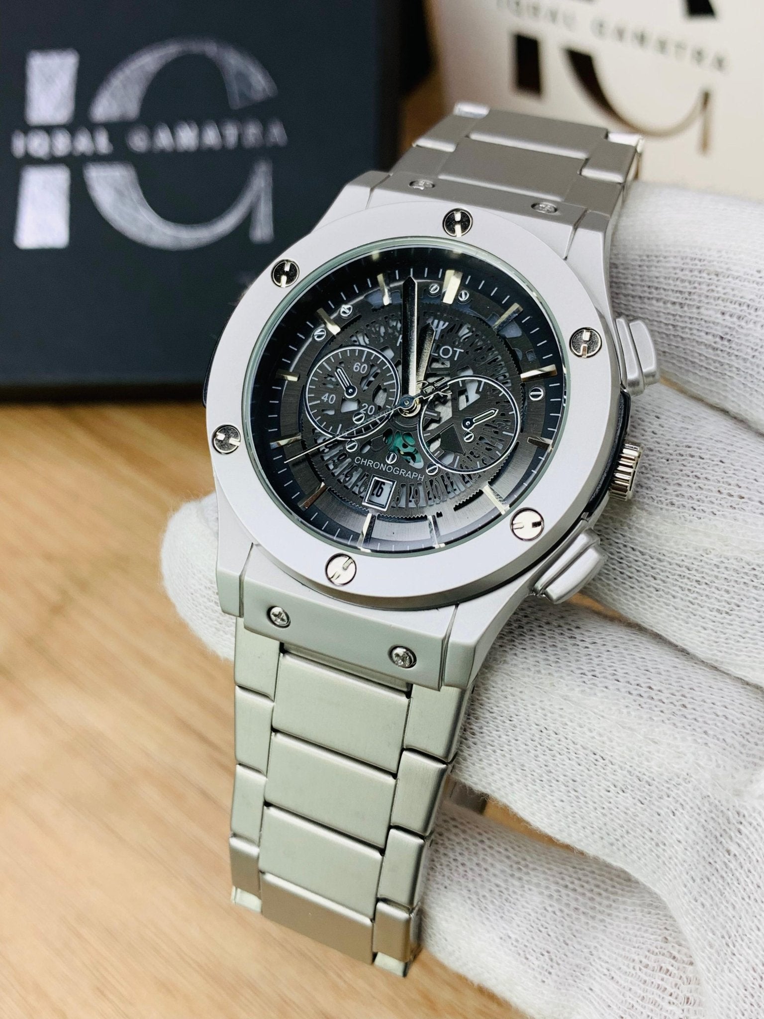 HB Chain Skl (Silver Black)