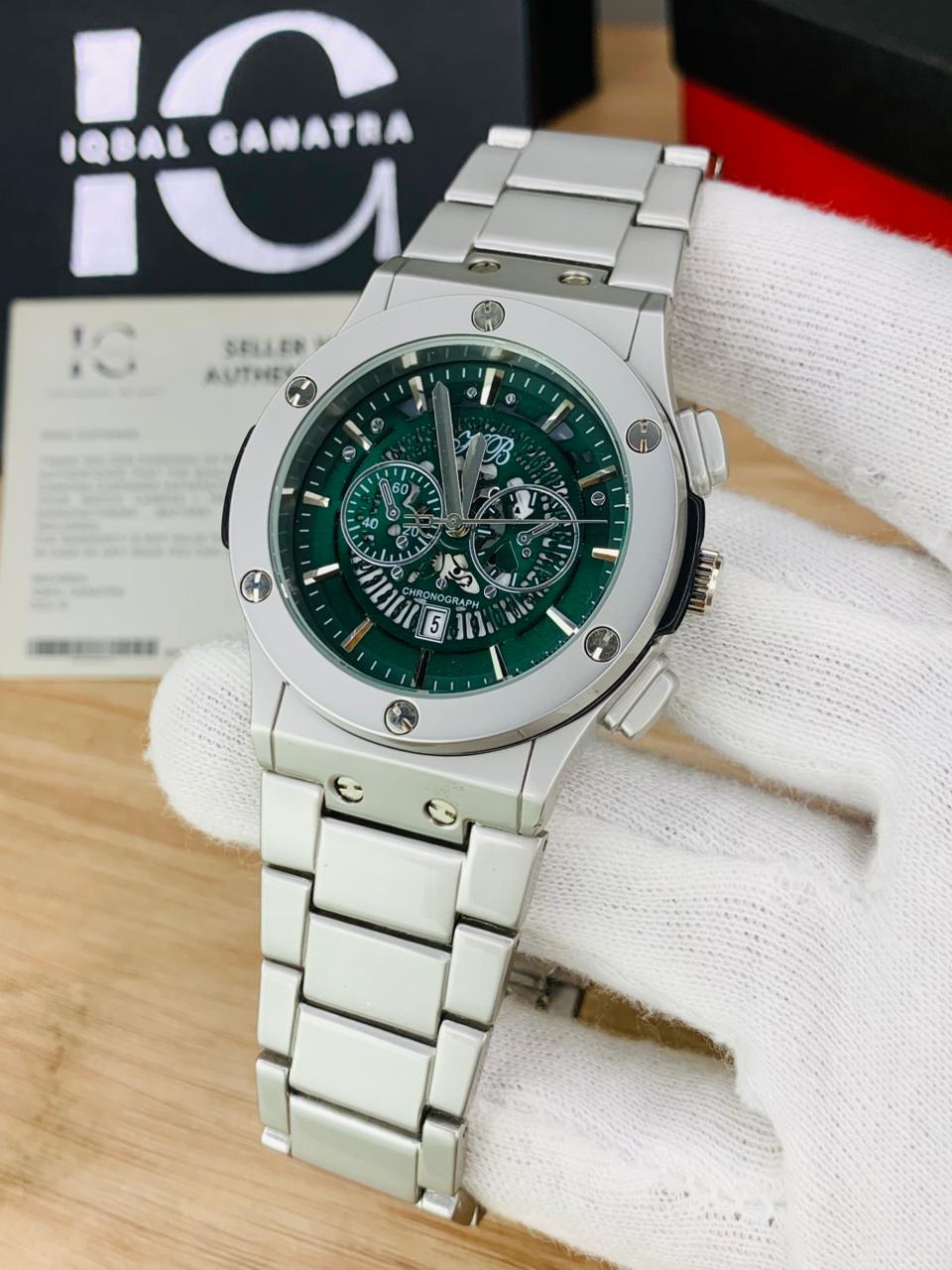 HB Chain Skl (Silver Green)