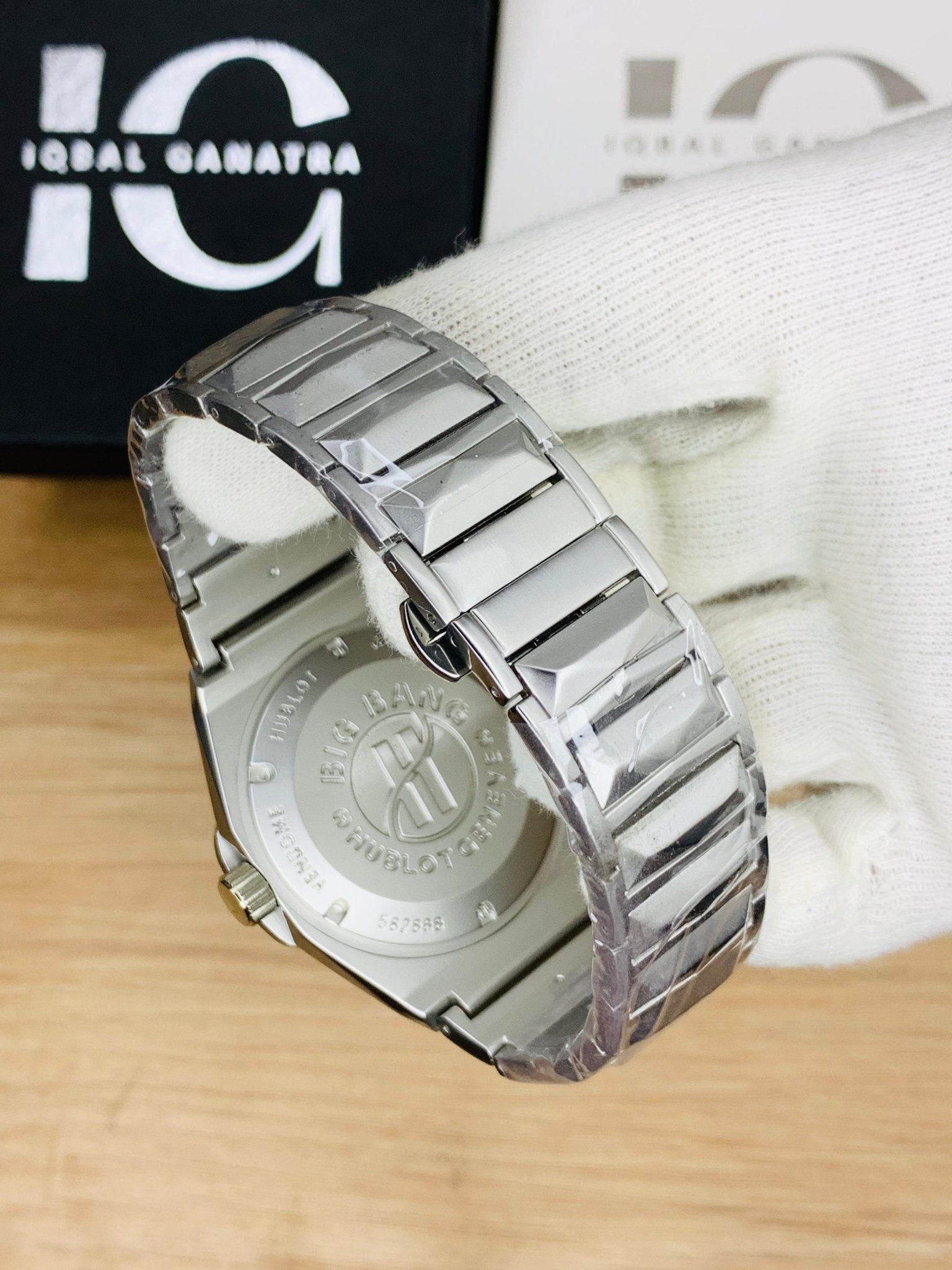 Watch Inner Texture HB Plain Diamond Texture Model (Silver Inner Grey) – IG Watches