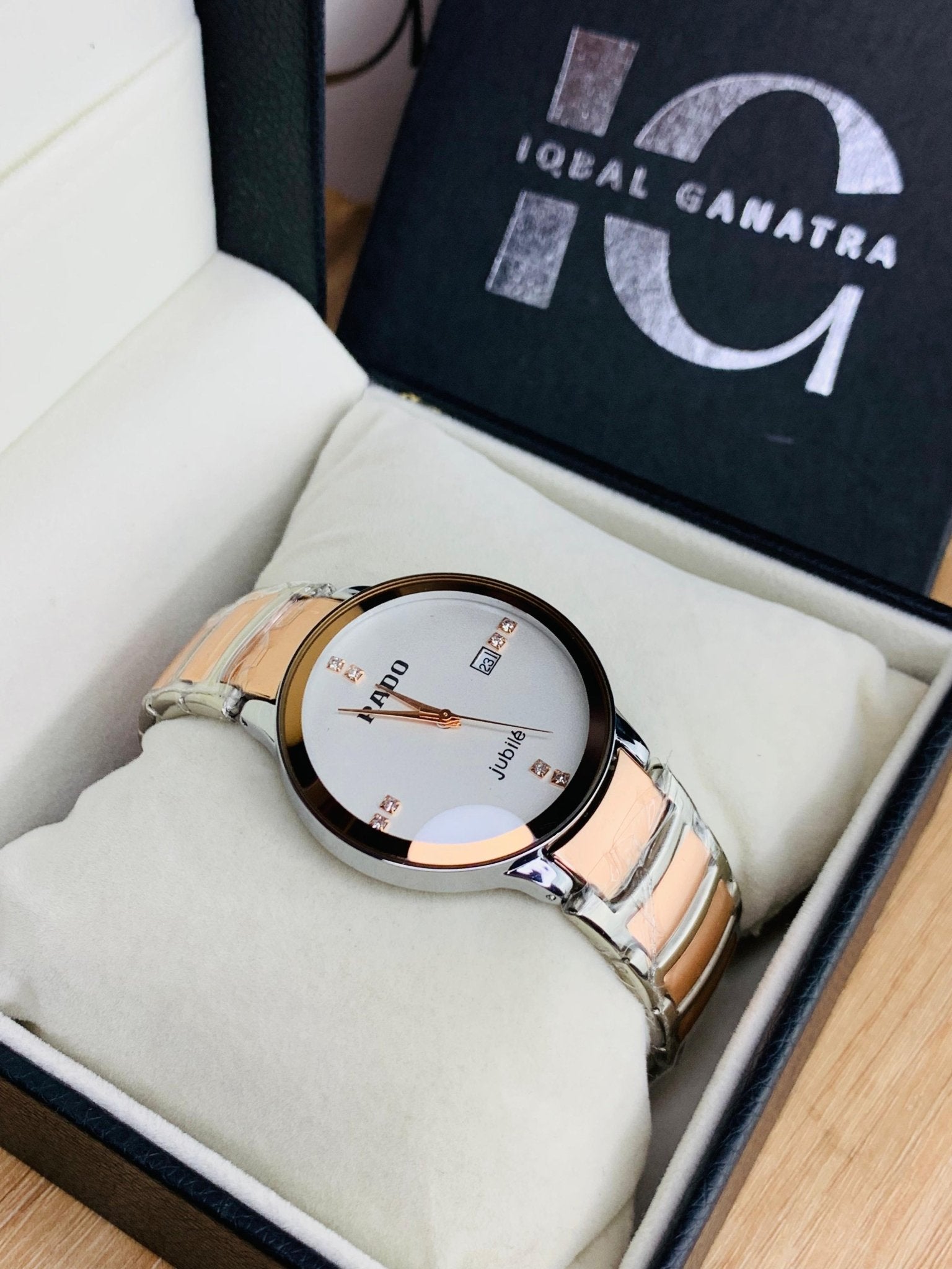 Jubile Two Tone RD Watch (White)