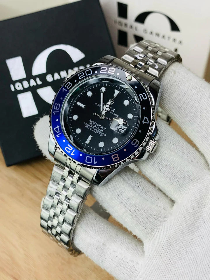 GMT Semi Auto Movement Jubilee Chain | Date Working | Batman