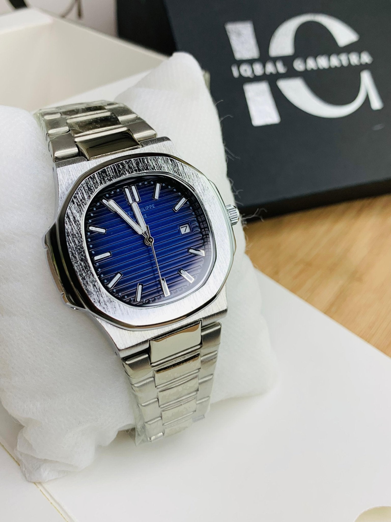 PP Nautilus| Silver Blue
