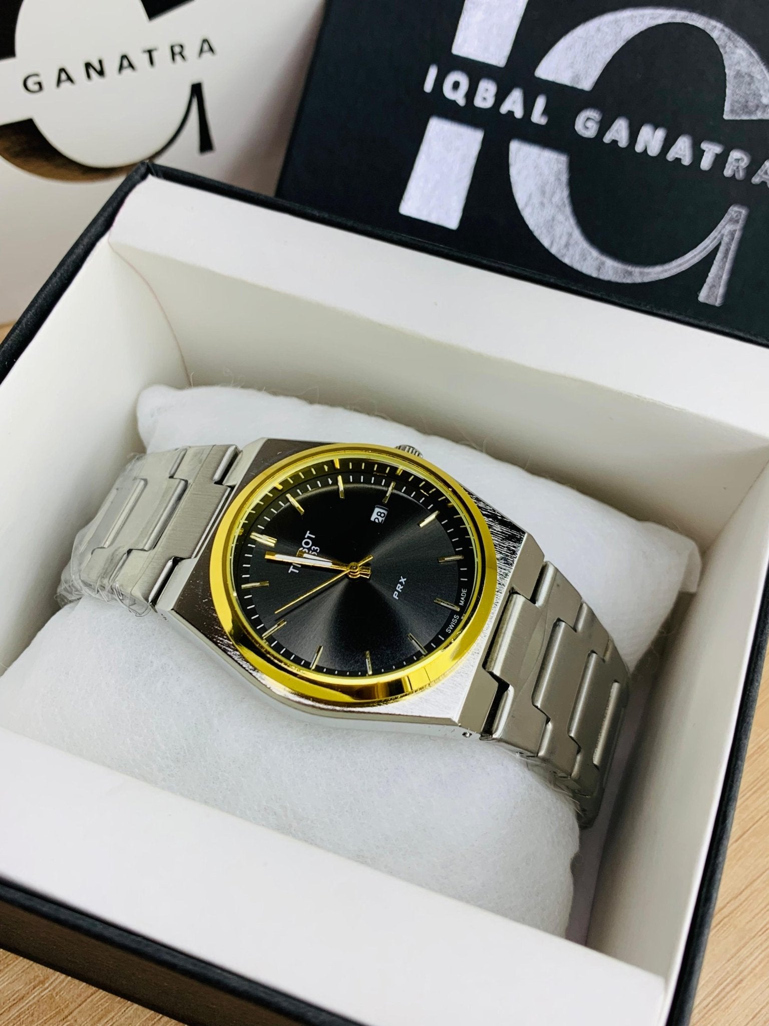 PRX Model (Silver chain Gold case Inner Black)