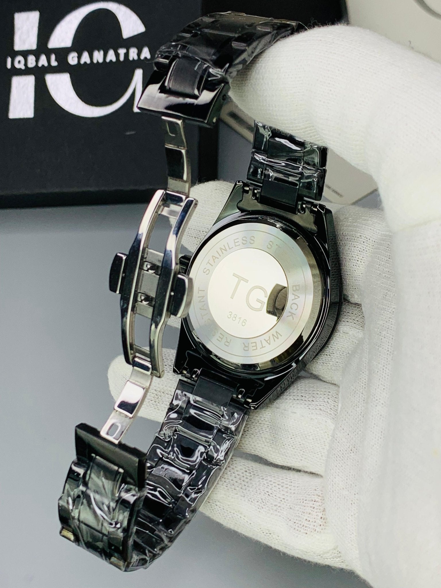 Tag Chain (Black Silver)