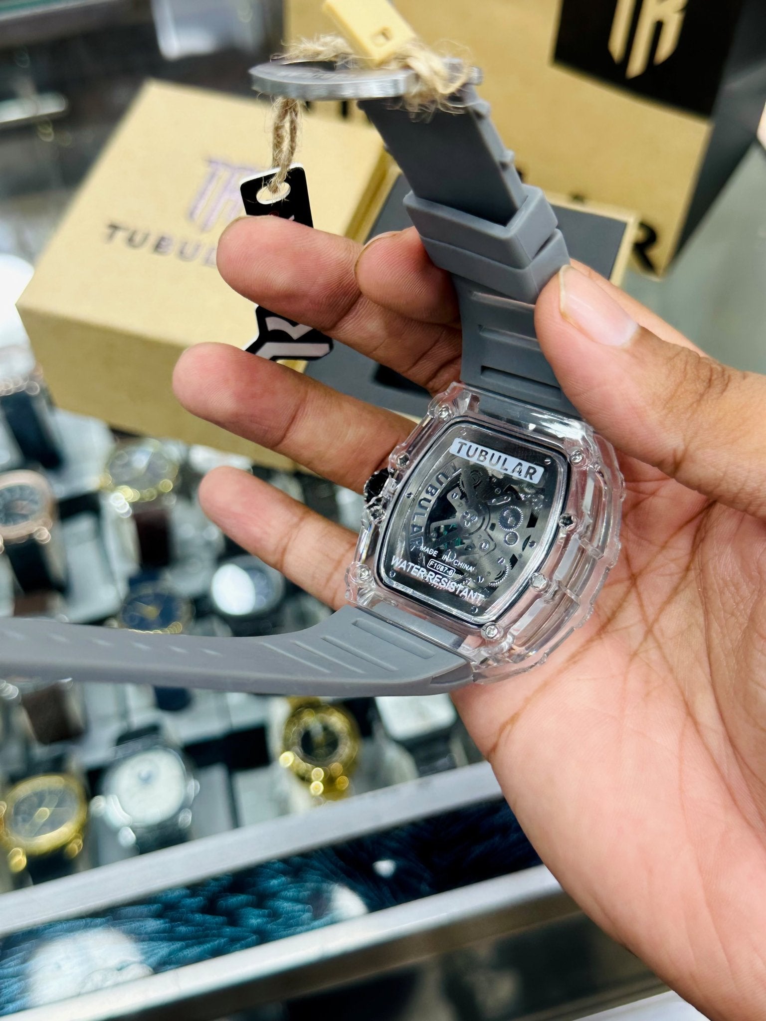 Tubular Original | Rectangular Model | Grey