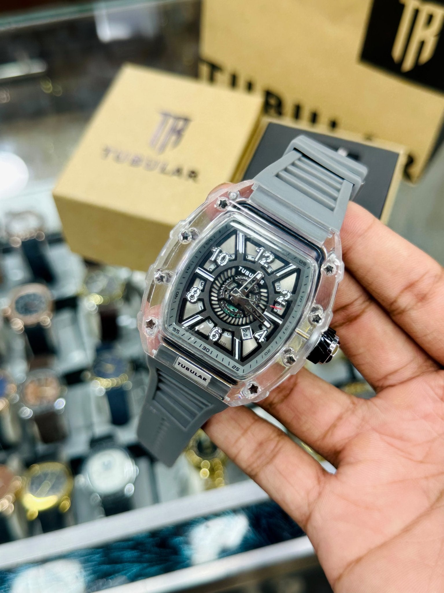 Tubular Original | Rectangular Model | Grey