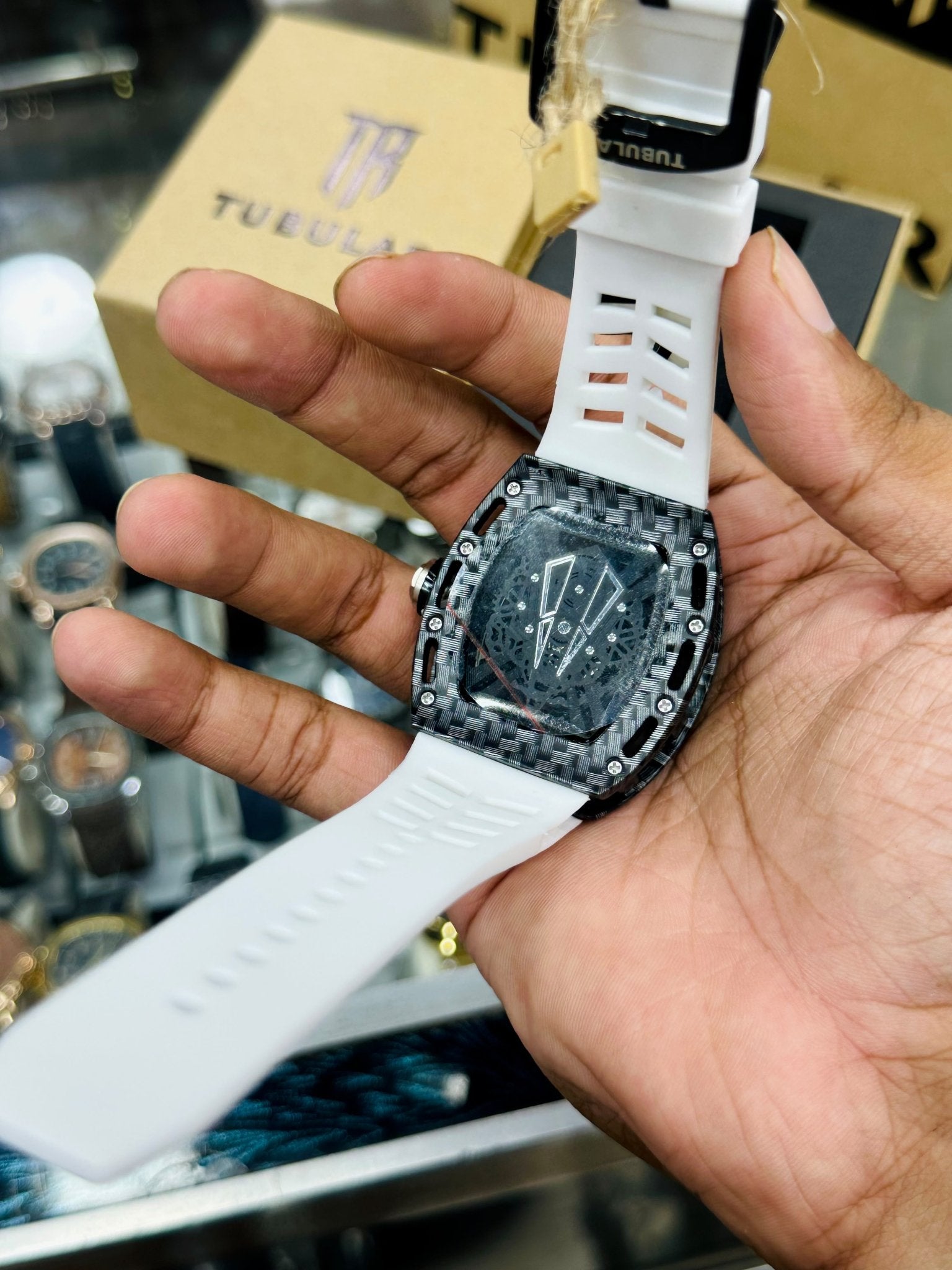 Tubular Original | Rectangular Model | White